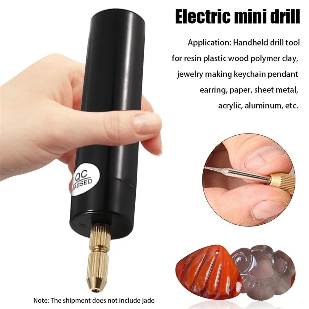 Handheld Mini Electric Drill DIY Electric USB Electric Drill Tools For Epoxy Resin Jewelry Making Wood Craft Engraving Pen Tool thumbnail 3