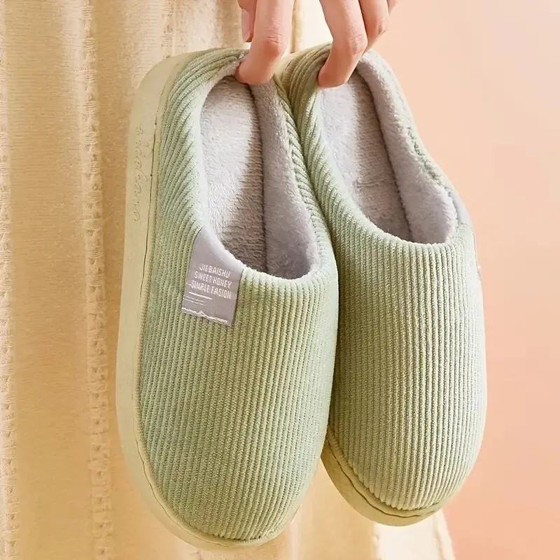 Women's Men's Thick Soft Bottom Home Slippers Household Plush Slippers Anti-slip Thermal Slippers Indoor Winter thumbnail 6