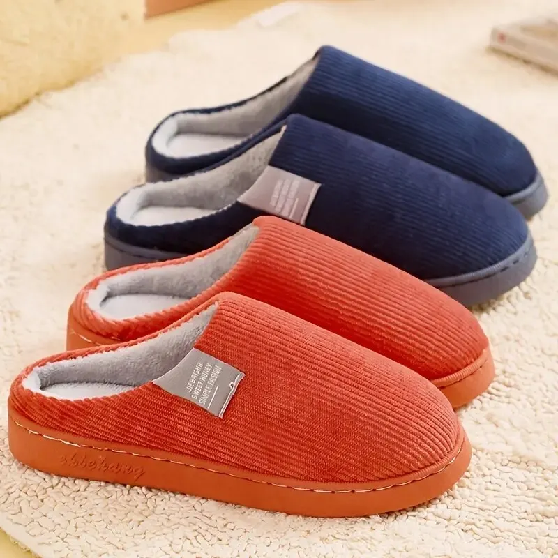 Women's Men's Thick Soft Bottom Home Slippers Household Plush Slippers Anti-slip Thermal Slippers Indoor Winter thumbnail 4
