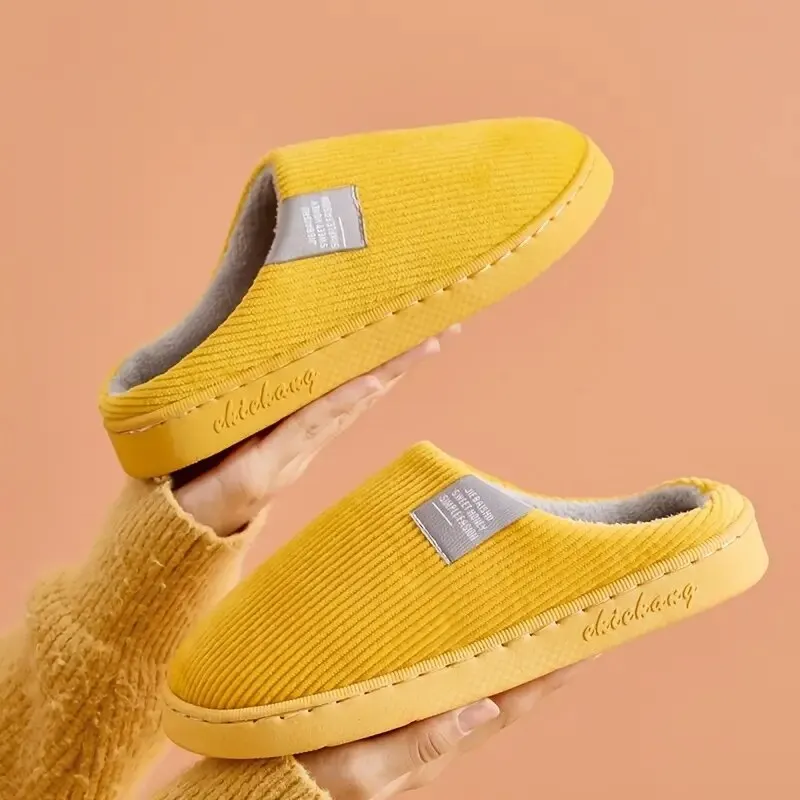 Women's Men's Thick Soft Bottom Home Slippers Household Plush Slippers Anti-slip Thermal Slippers Indoor Winter thumbnail 5