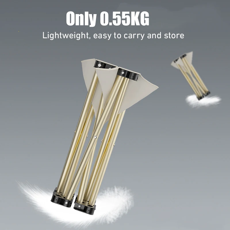 Outdoor Portable Folding Stool Camping Collapsible Foot Stool Hiking Beach Travel Picnic Fishing Seat Tools Ultralight Picnic thumbnail 5