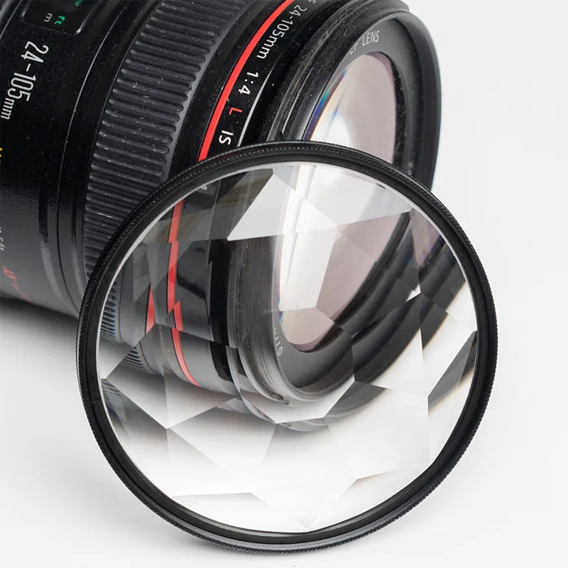 PUYI Kaleidoscope Special Effect Photography Accessories Camera Lens Filter 52-82mm Prism Filter Glass for DSLR SLR Canon Nissan thumbnail 2
