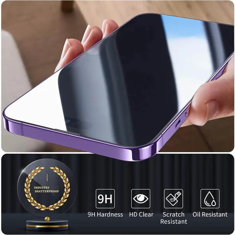 Tempered Glass for iPhone 14 Pro 15 16 17 13 12 11 pro max screen protector for iphone 15 pro mica for iphone 13 14 pro glass thumbnail 3