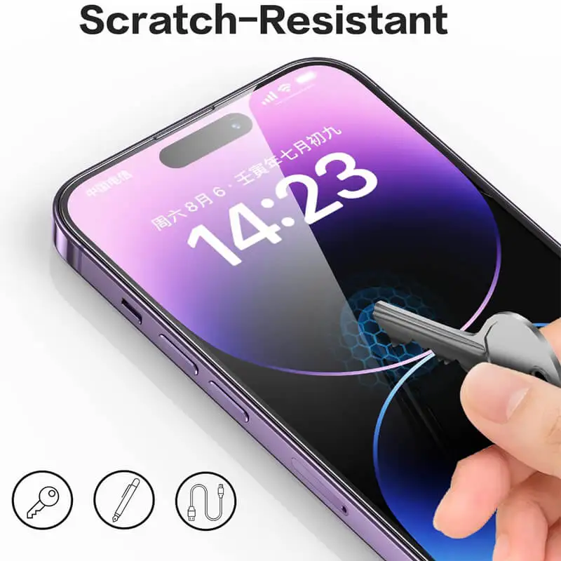 Tempered Glass for iPhone 14 Pro 15 16 17 13 12 11 pro max screen protector for iphone 15 pro mica for iphone 13 14 pro glass thumbnail 4