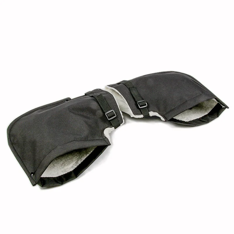 Winter Motorcycle Hand Grips Cover Oxford Windproof Waterproof Warm Handlebar Snowy Weather Motorbike Riding Handlebar Cover thumbnail 3