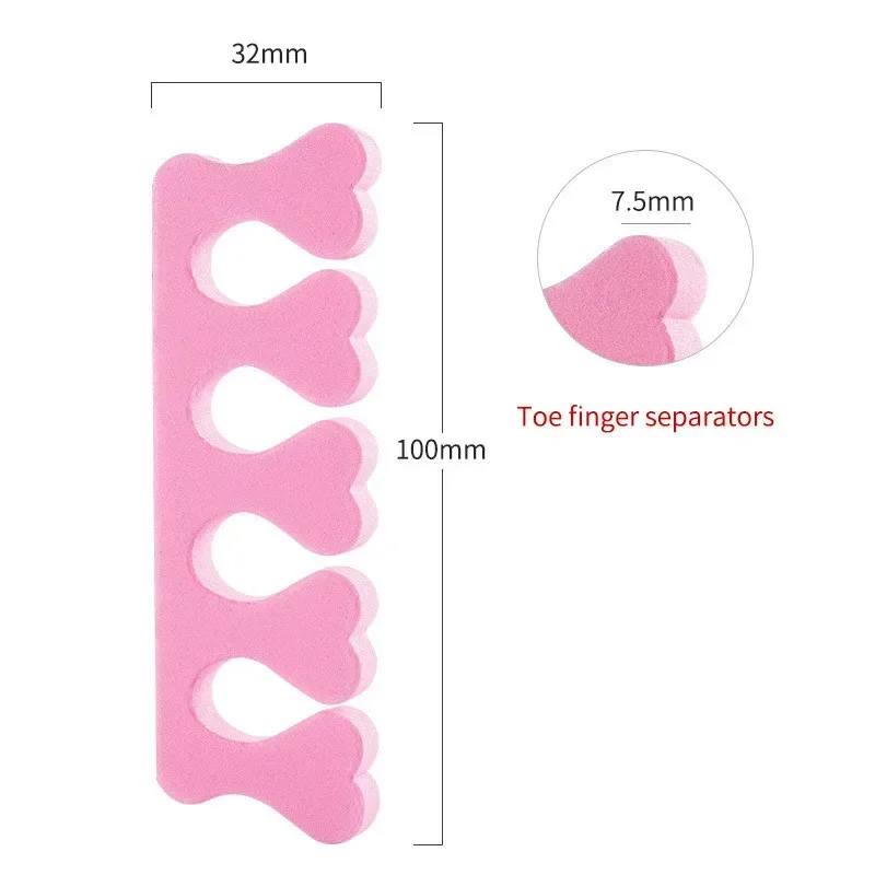 Nail Art Toe Separators Fingers Foots Sponge Soft UV Gel Polish Beauty Tools Manicure Pedicure Pack Nail Kits thumbnail 5