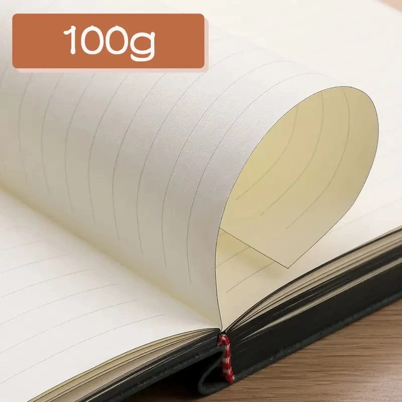 256 pages Sheepskin A5 Notebook Notepad Diary Business Journal Planner Agenda Organizer Note Book Office School Supplies thumbnail 3