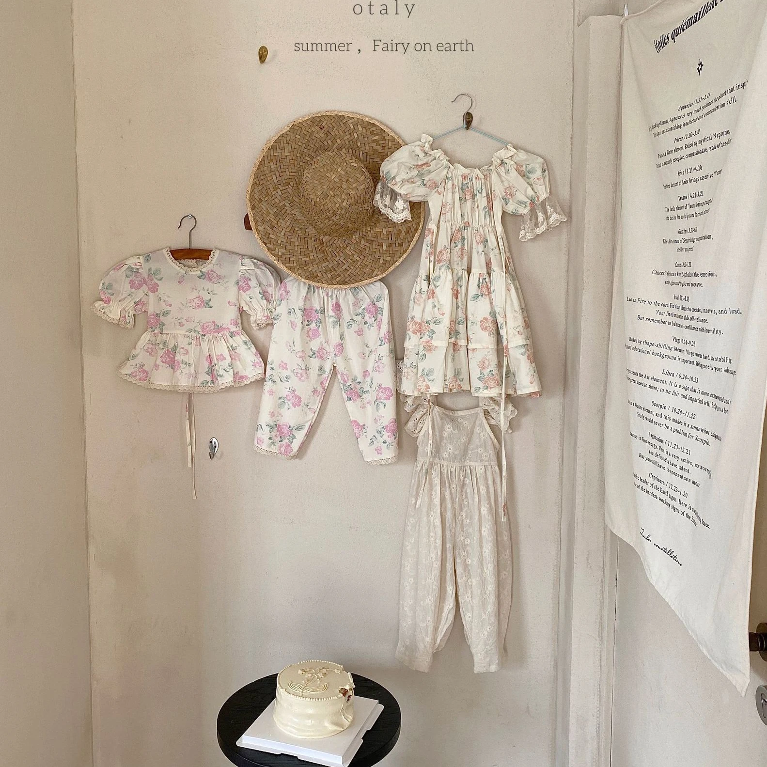 Vintage Floral Embroidery Toddler Girls Romper Summer Bowknot Back Design Jumpsuit for Princess Girls Clothing Kids Strap Pants thumbnail 3