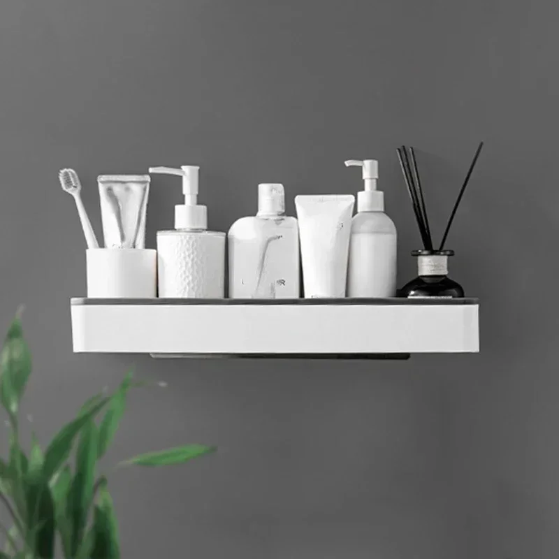Wall Hanging Toilet Bathroom Storage Cabinet Rack Punch Free Multifunctional Artifact Above Toilet Rack Shelf Organizer thumbnail 2