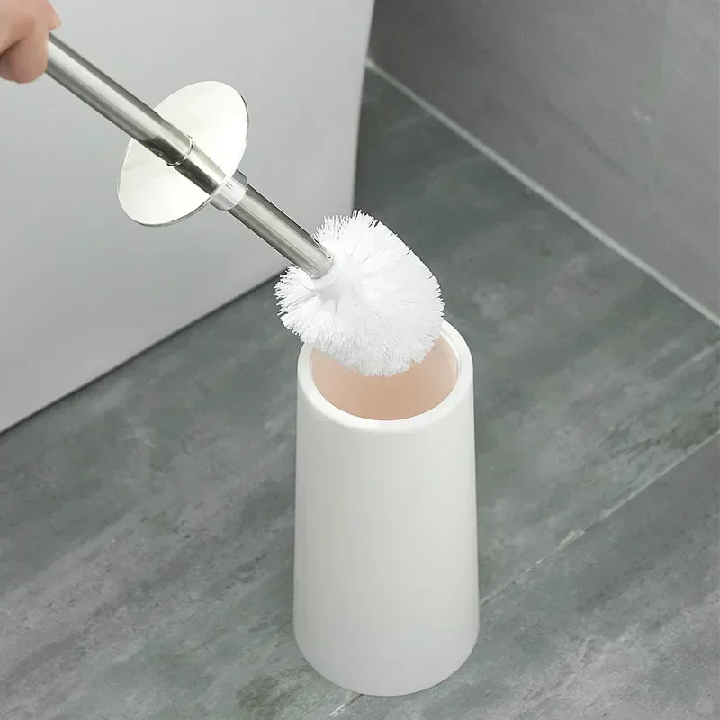 Creative Nordic Style Golden Toilet Brush with Holder Wc Brush Bathroom Cleaning Brush Bath Accessories Household Floor Cleaning thumbnail 2