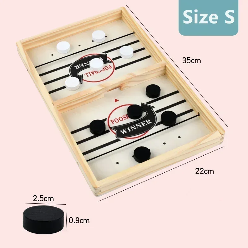 Foosball Winner Games Table Hockey Game Catapult Chess Parent-child Interactive Toy Fast Sling Puck Board Game Toys For Children thumbnail 2