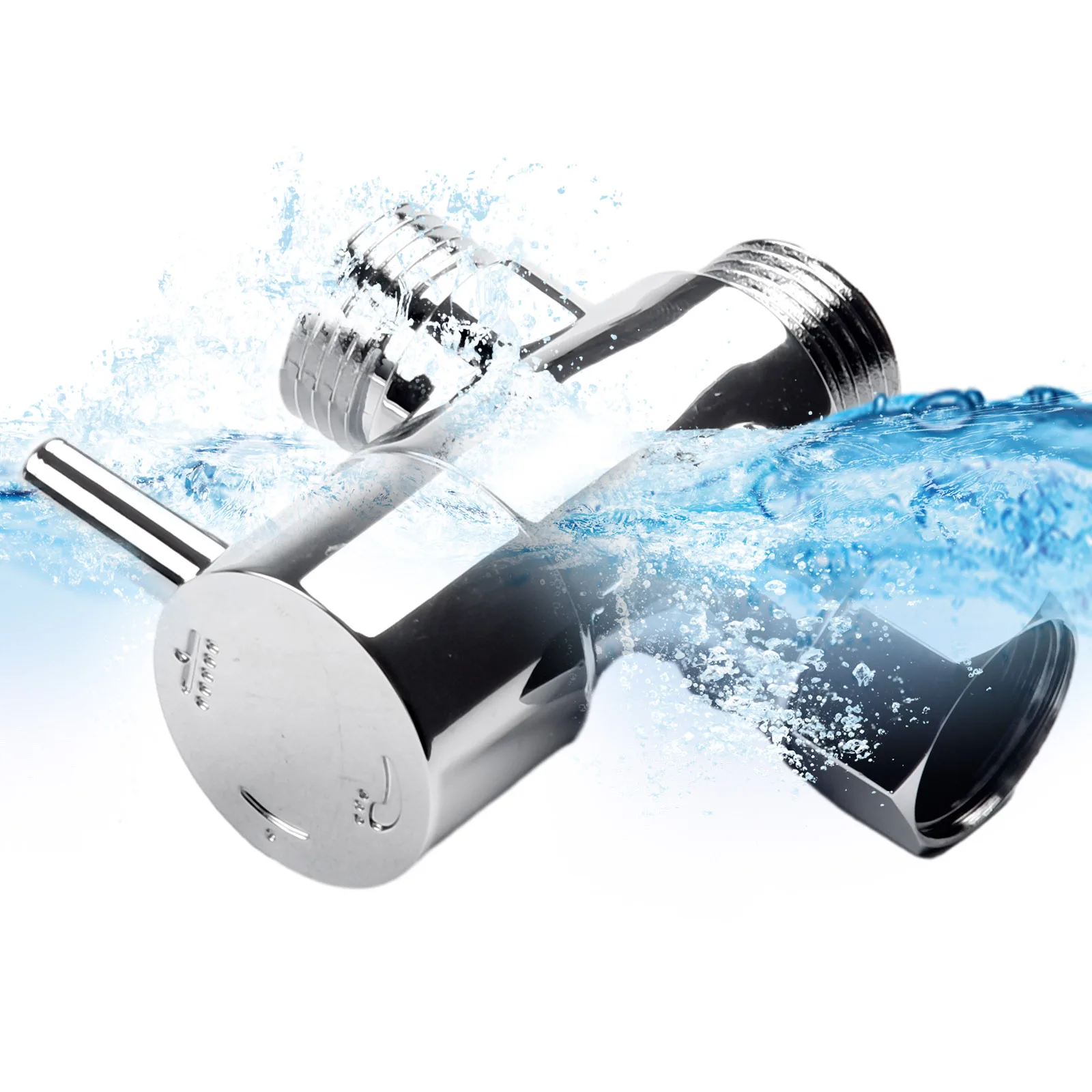 3 Way T-adapter Bath 1/2 Shower Head Mount Valve Diverter ABS Converter For Toilet Bidet Shower Bathroom Kitchen thumbnail 5