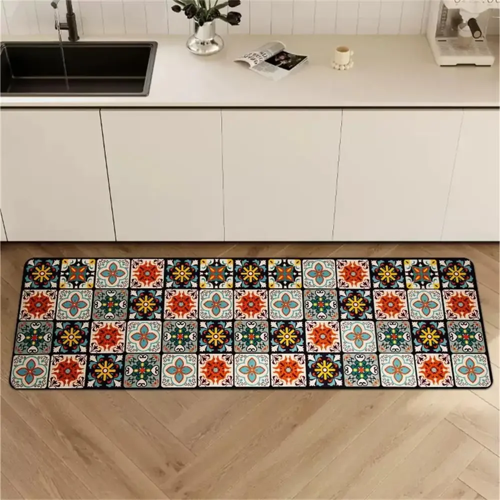 Non-slip Kitchen Carpets for Living Room Long Area Rug Kitchen Floor Mat Carpets Entrance Door Mat Home Decor Alfombra Tapis 러그 thumbnail 2