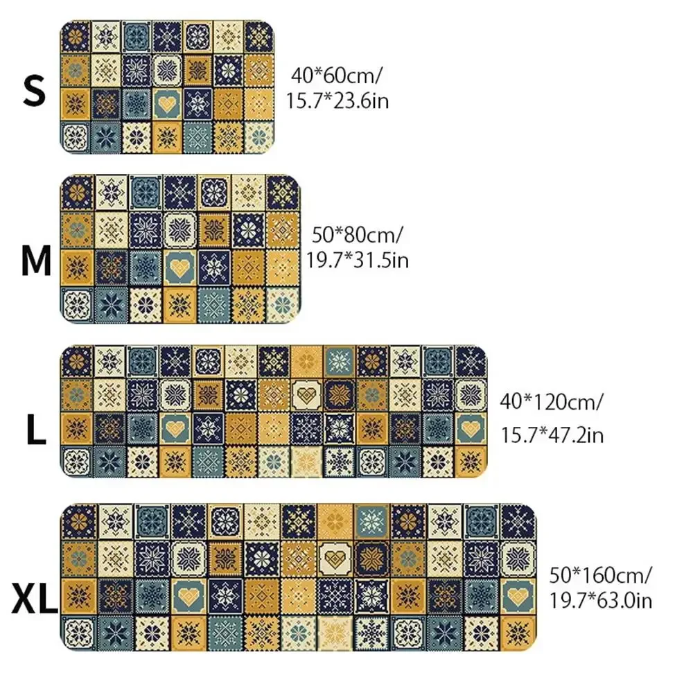 Non-slip Kitchen Carpets for Living Room Long Area Rug Kitchen Floor Mat Carpets Entrance Door Mat Home Decor Alfombra Tapis 러그 thumbnail 5
