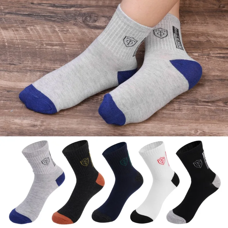 10 Pairs Breathable Cotton Sports Stockings Men Bamboo Fiber Autumn and Winter Men Socks Sweat Absorption Deodorant Business Sox thumbnail 6