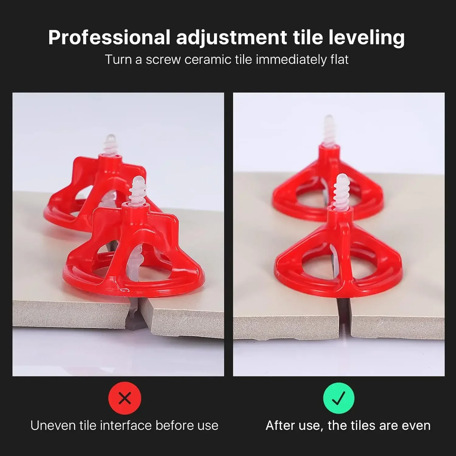 Spiral Ceramic Tile Leveling System Clips Spacers Straps Wadge for Tile Laying Wall Floor Fixing Construction Tools Building thumbnail 6