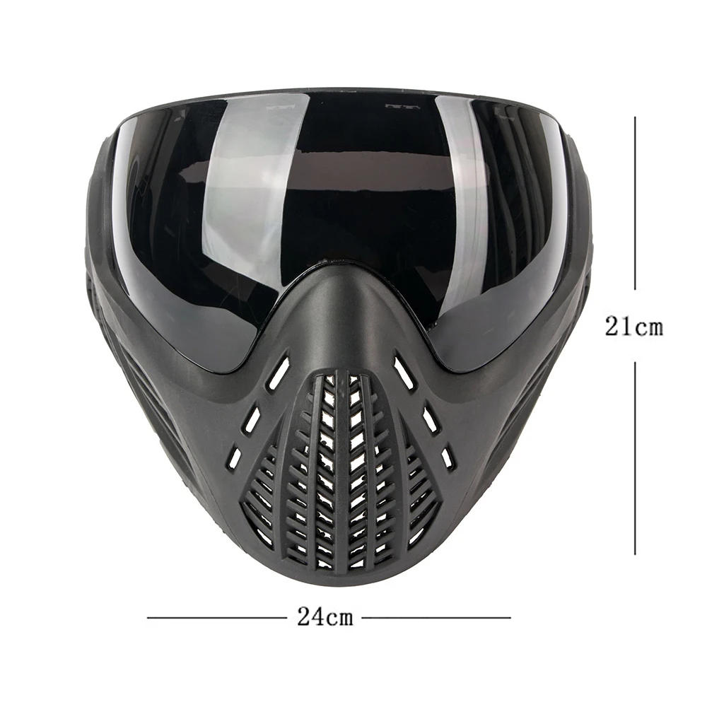 Tactical Paintball Full Face Mask Airsoft Impact Resistance Goggle Protection Hunting Combat Helmet Masks thumbnail 2
