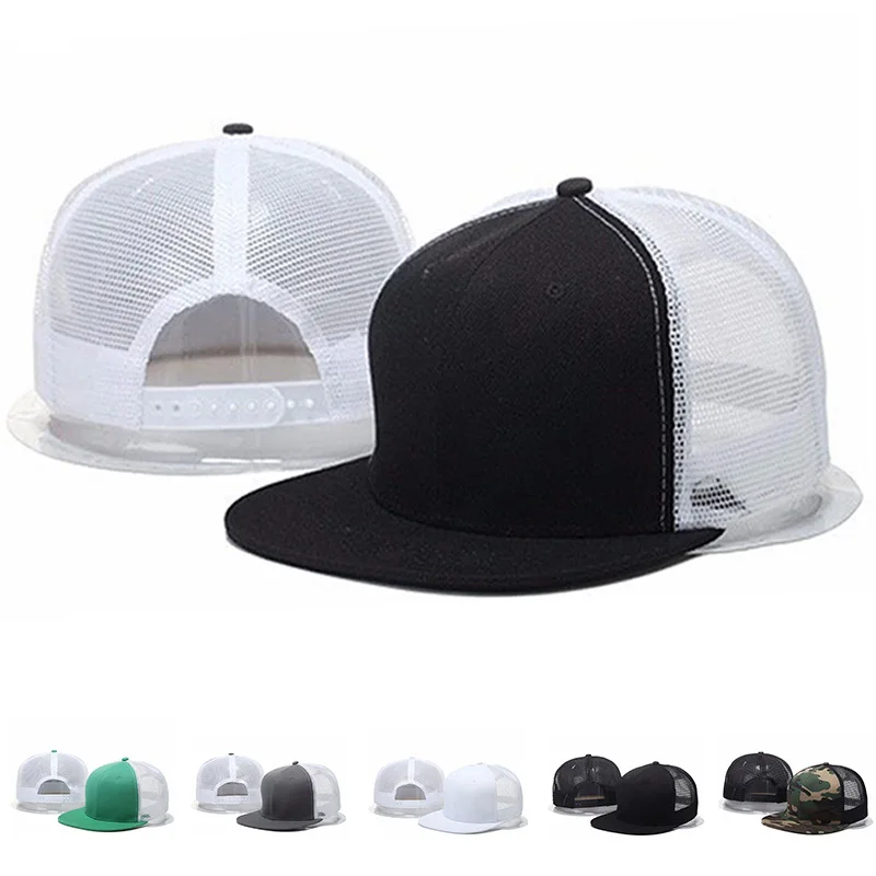Men Caps Flat Hat Hip Hop Snapback Fancy Rivet Baseball Cap Street Dance Cap Trendy Mesh Visor Youth Boys Girls thumbnail 2