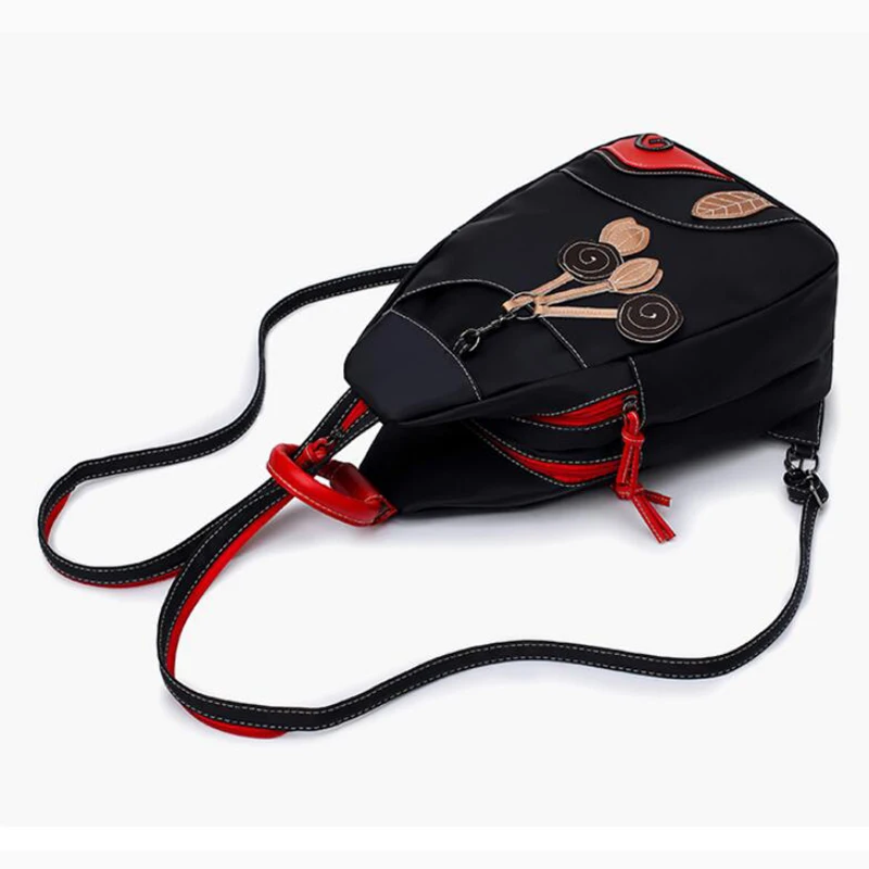 Fashion Women Backpack Waterproof Nylon Shoulder Bag Leisure Travel Luggage Bag Outdoor Crossbody Bag Student School Bag thumbnail 4