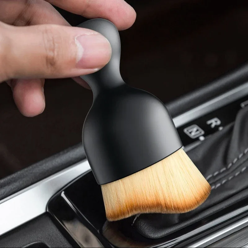 Car exhaust cleaning Soft brush Manual car brush Car slit dust car details and sleeve car interior cleaning tools thumbnail 3