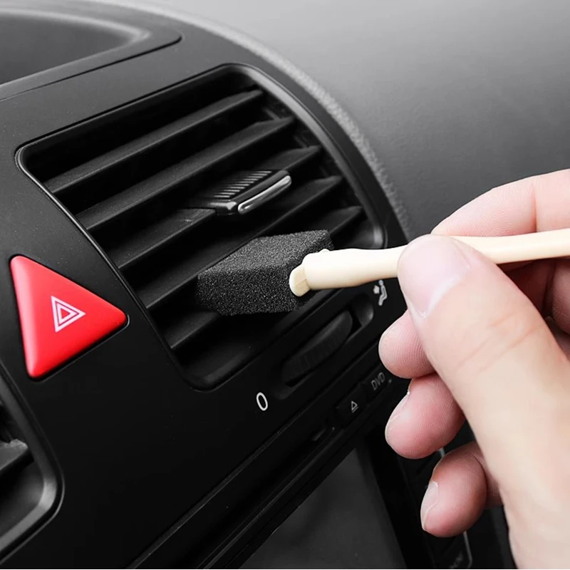 Car Air Conditioner Vent Cleaner Cleaning Brush Detailing Scrub Brush Outlet Wash Duster Dust Removal  Auto Interior Clean Tool thumbnail 3