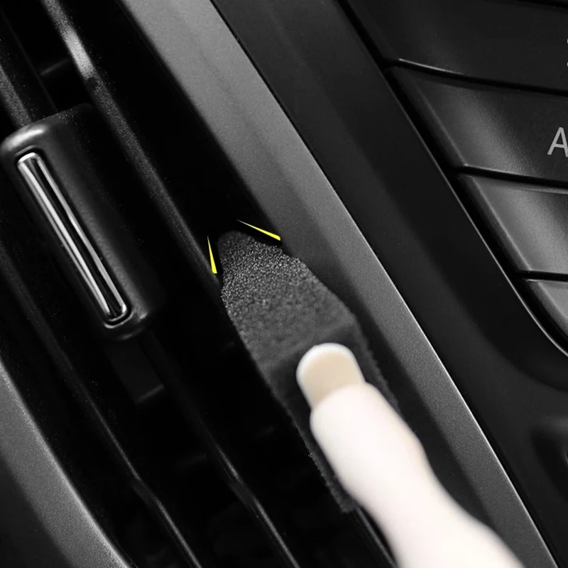 Car Air Conditioner Vent Cleaner Cleaning Brush Detailing Scrub Brush Outlet Wash Duster Dust Removal  Auto Interior Clean Tool thumbnail 2