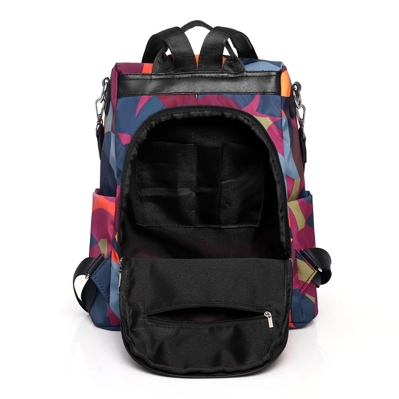 Quality Waterproof Oxford Backpack, Women High Capacity Anti-theft Travel Daypack, Casual Rucksack, Multi-use Shoulder Bags thumbnail 3