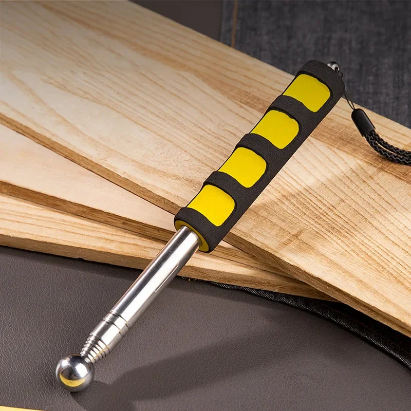 Deli 1 Pcs Multi-functional Telescopic Self Defense Hammers Empty Drum Hammer Room Test Rod Inspection Room Tools Metel Test thumbnail 6
