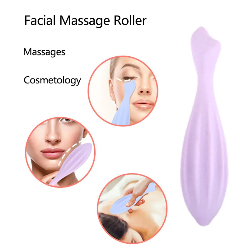 Alwafore Face Roller for Face and Eye Face Beauty Roller Tools Gua Sha Face Massage Silicone Face Roller Beauty Skin Care Tool thumbnail 3