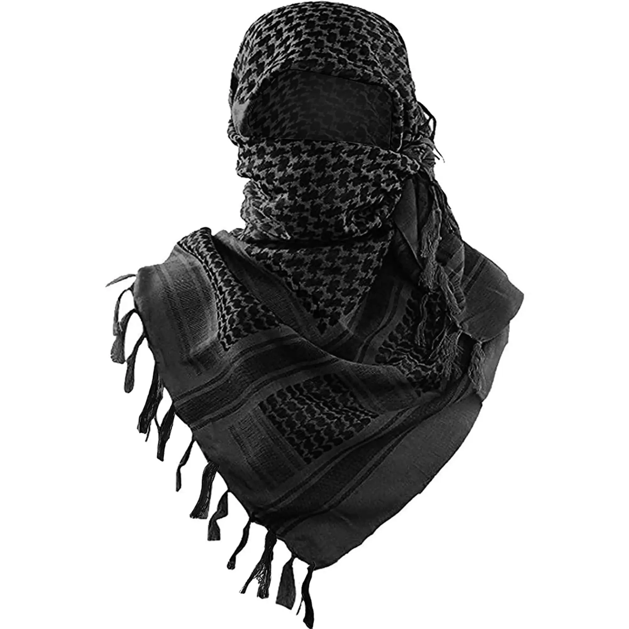 2024 New Military Tactical Desert Hijab Scarf Muslim Headscarf Islam Arab Keffiyeh Head Neck Scarves Wrap for Men and Women thumbnail 4