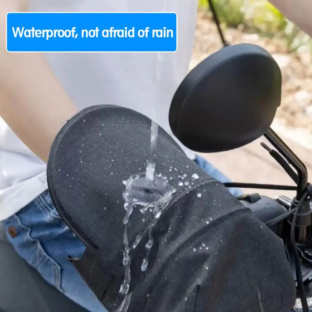 Motorcycles Handlebar Gloves For E-bike Motorcycles Outdoors Sun Protection Windproof Waterproof Handlebar Cover Accessories thumbnail 4