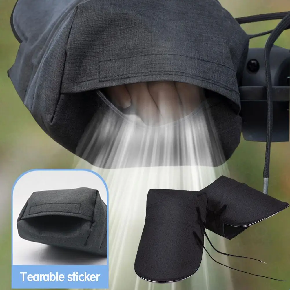 Motorcycles Handlebar Gloves For E-bike Motorcycles Outdoors Sun Protection Windproof Waterproof Handlebar Cover Accessories thumbnail 2
