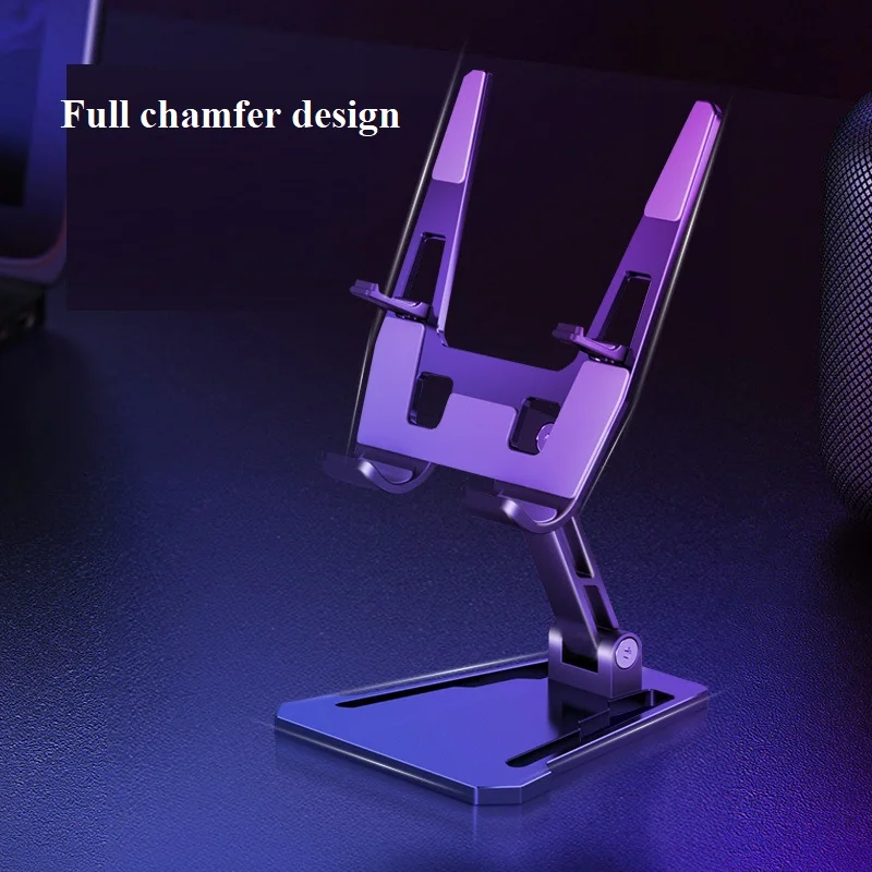 New Aluminum Alloy Live Desktop Folding FZ01 Tablet Mobile Phone Support Bracket Holder thumbnail 4