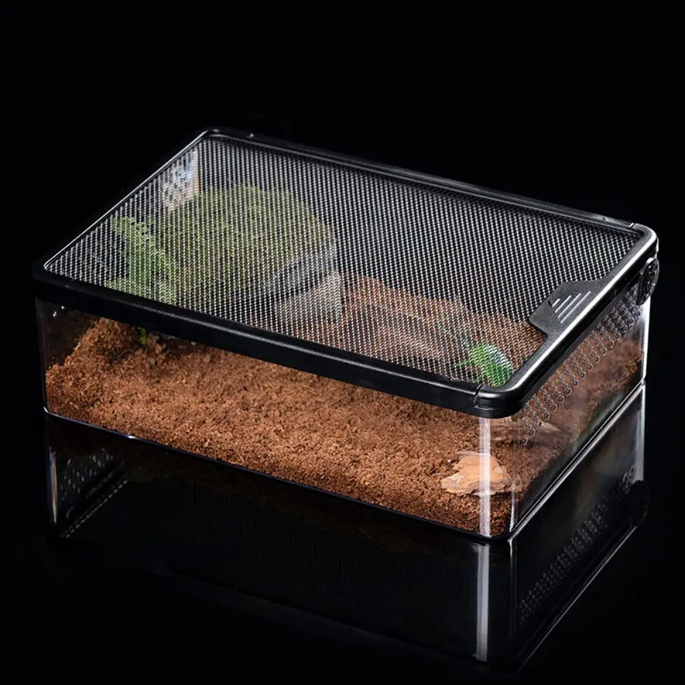 Reptile Breeding Box Acrylic Spider Lizard Amphibian Terrarium Leak-proof Pet Habitat Animal Accessories thumbnail 3