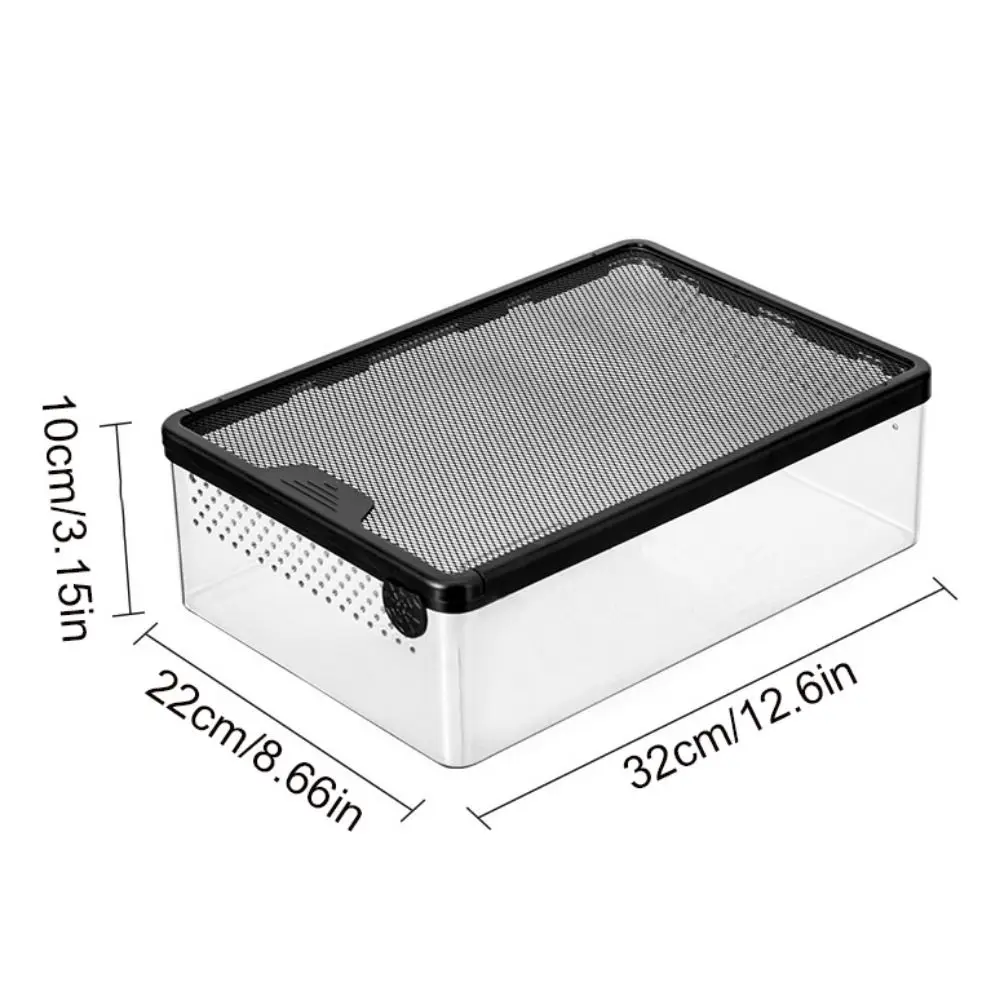 Reptile Breeding Box Acrylic Spider Lizard Amphibian Terrarium Leak-proof Pet Habitat Animal Accessories thumbnail 6