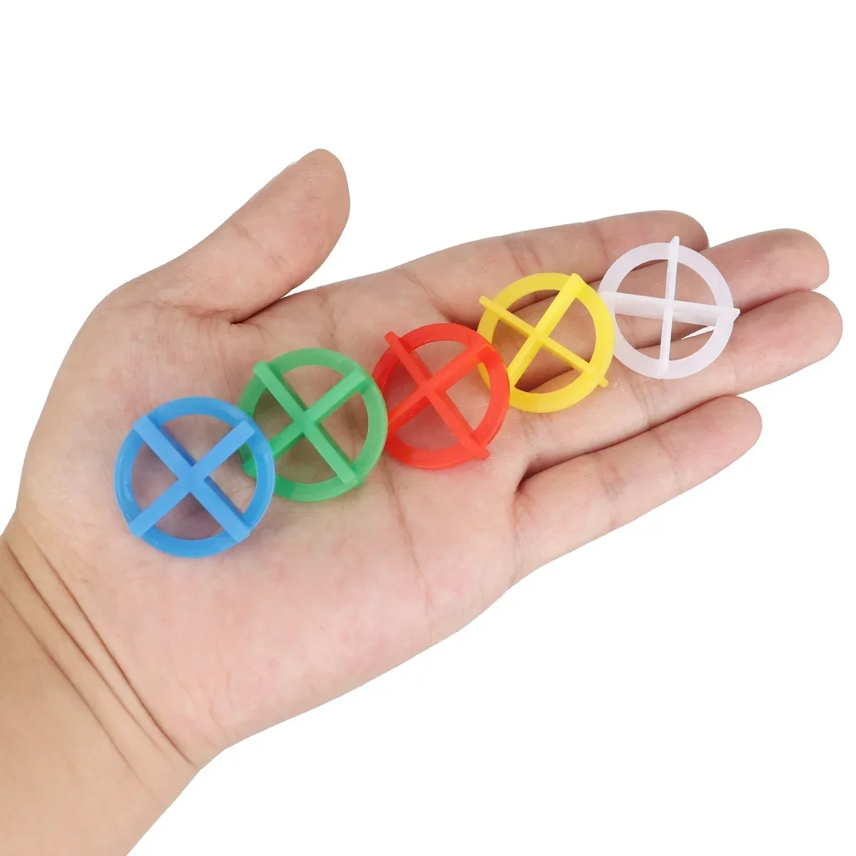 100PCS Double Size Tile Spacers Clips Wedge Ceramic Leveling System For Floor Wall Tile Gap Leveling System Construction Tools thumbnail 6