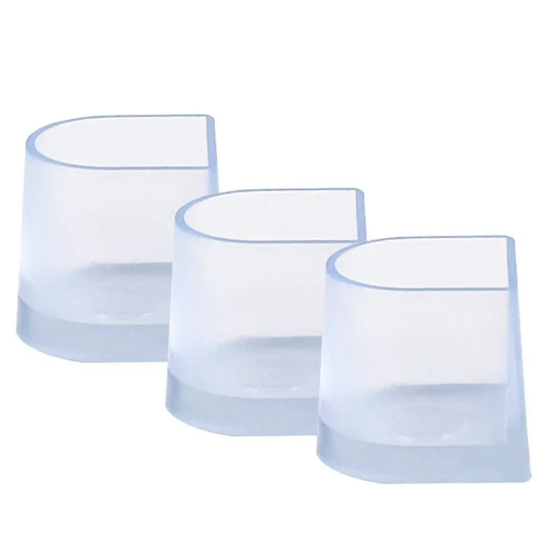 1pairs Heel Protectors High Heeler Antislip Silicone Heel Stopper Latin Stiletto Dancing Cover For Bridal Wedding Party thumbnail 6
