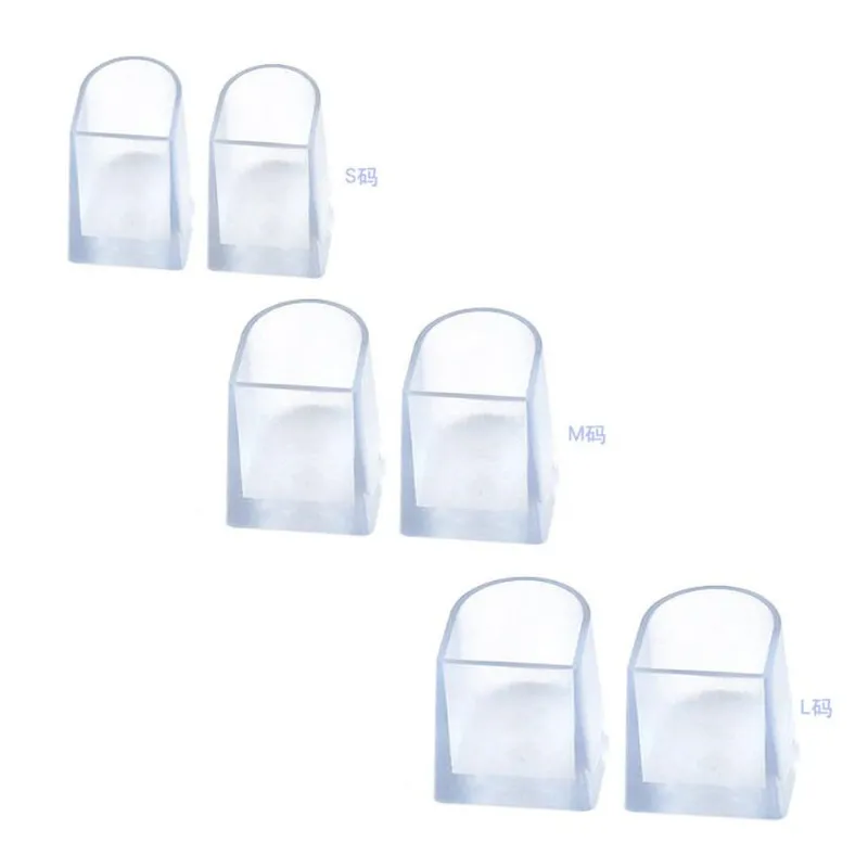 1pairs Heel Protectors High Heeler Antislip Silicone Heel Stopper Latin Stiletto Dancing Cover For Bridal Wedding Party thumbnail 4