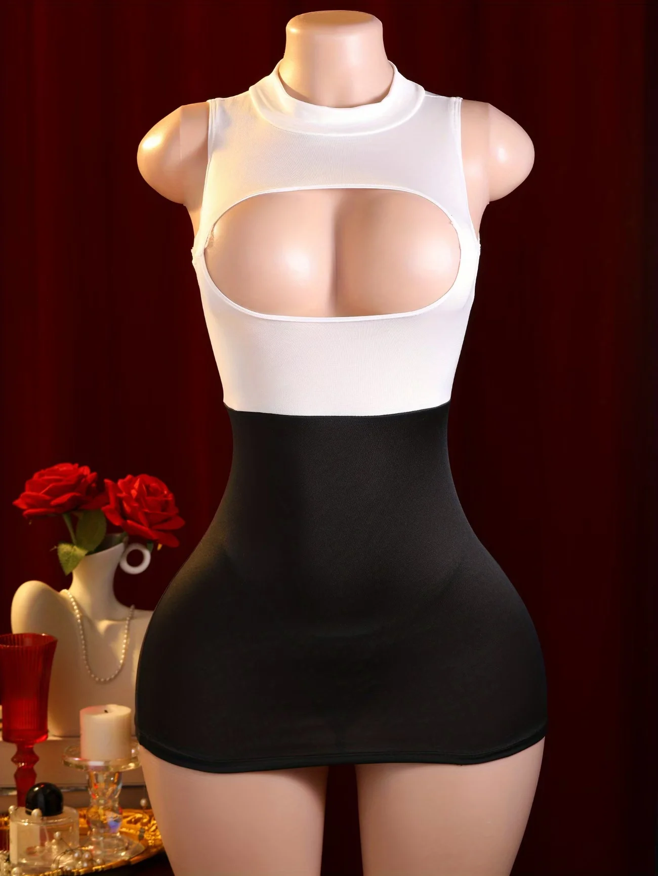 Woman Lingerie Sexy Dress Erotic Lingerie Porn Clothes Transparent Lenceria Babydoll For Sex Underwear Secretary Cosplay Costume thumbnail 4