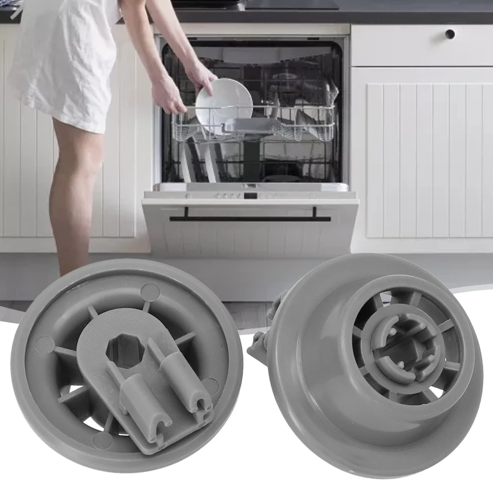 4 Pcs Lower Basket Wheels For Bosch For Siemens 611475 165314 00611475 Household Dishwasher Replacement Spare Parts thumbnail 2