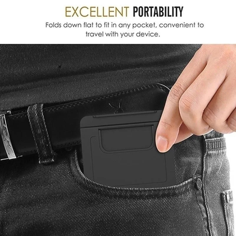 Mini Creative Portable Universal Folding Plastic Phone Holder Tablet Computer Stand thumbnail 2