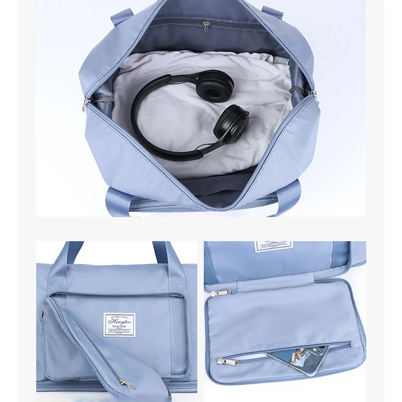 Large Capacity Expanding Travel Bags Luggage Organizer Bag Handbag Waterproof Portable Foldable Travel Clothes Storage Bag New thumbnail 4