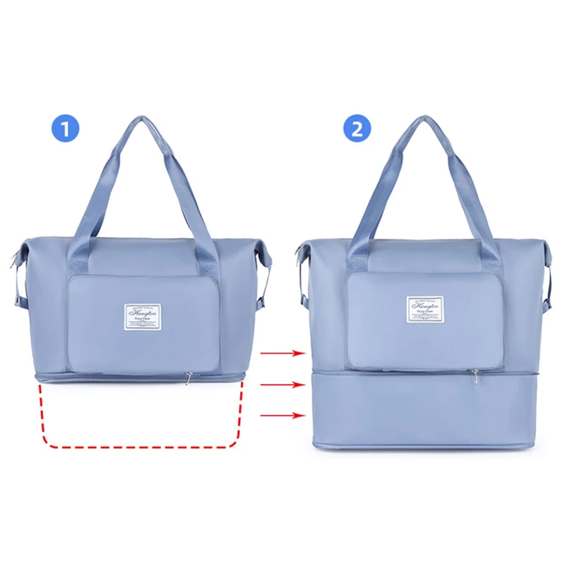 Large Capacity Expanding Travel Bags Luggage Organizer Bag Handbag Waterproof Portable Foldable Travel Clothes Storage Bag New thumbnail 5