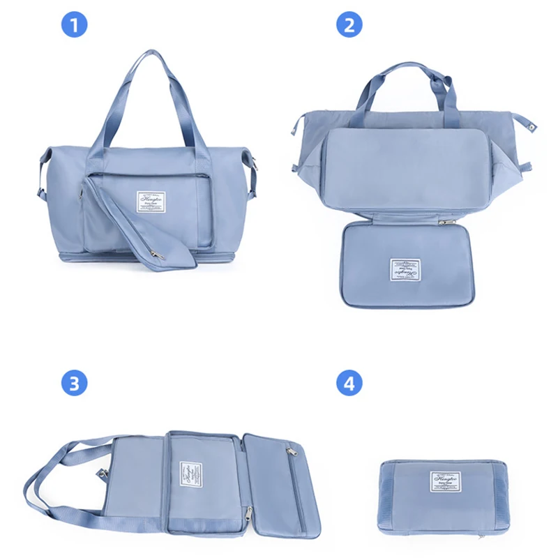 Large Capacity Expanding Travel Bags Luggage Organizer Bag Handbag Waterproof Portable Foldable Travel Clothes Storage Bag New thumbnail 6