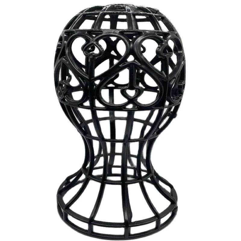 New arrival 4 color Lantern Shape Plastic Wig Stand Hat Cap Holder Foldable Multi-Purpose Wig Head Stand wig accessories thumbnail 6
