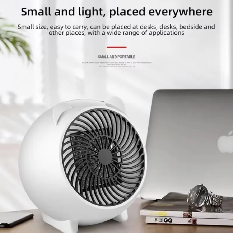 Electric Heater Mini Portable Intelligent Air Heater Reduced Wind Noise Home Heating Warmer Fan Intelligent Constant Temperature thumbnail 5