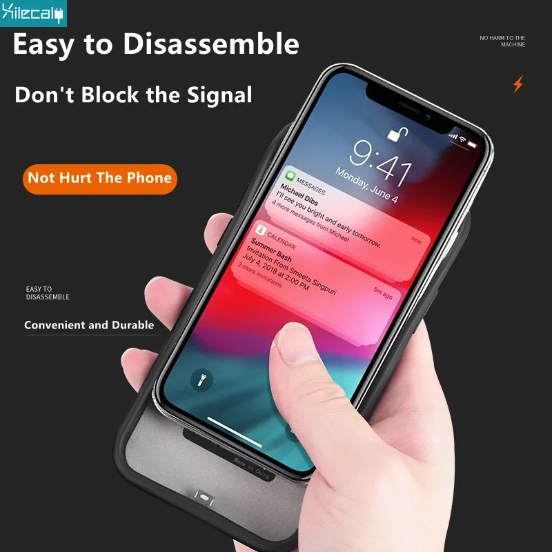 Xilecaly Battery Case For iPhone 15 Pro Max 13 14 Pro 12 Mini Power Bank Charging Power Case For iPhone XS Max XR 7 8 Plus SE2 3 thumbnail 4