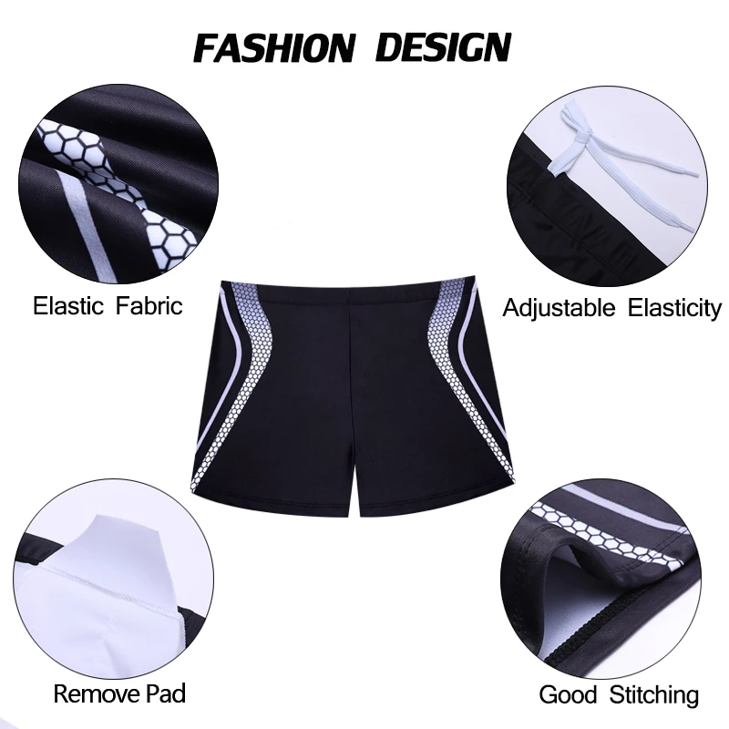 ESCATCH Summer New Swimming Shorts Men High Quality Removed Pad Swim Trunks Man Surfing Traje De Baño Hombre Short Multicolor thumbnail 3