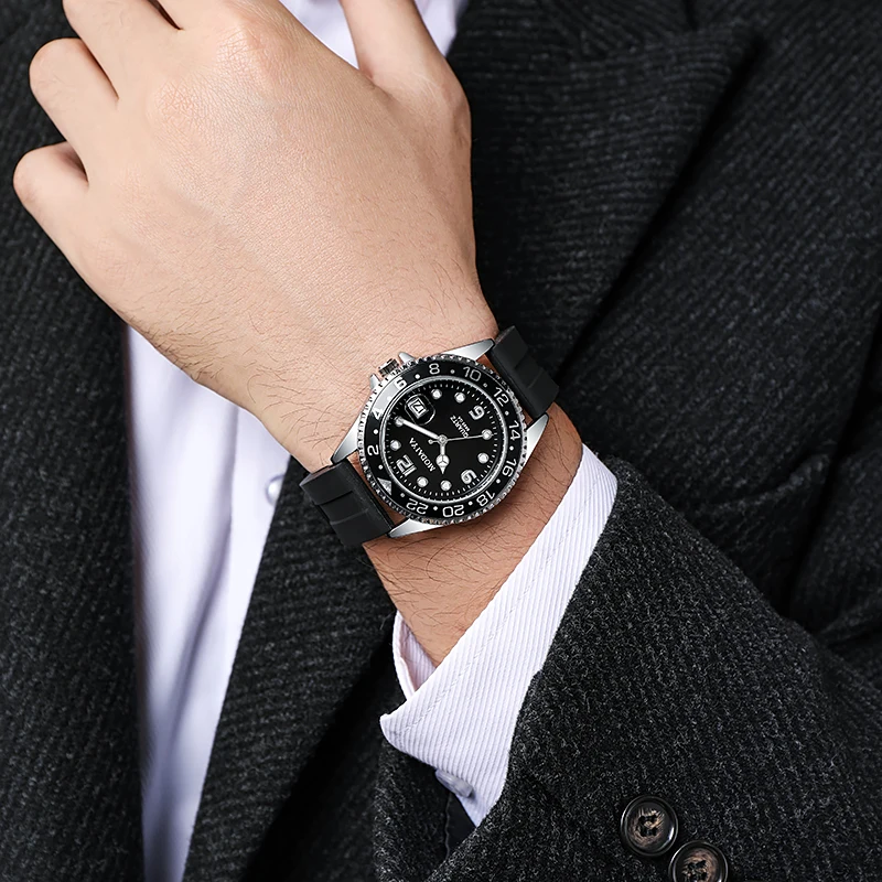 2022 New Arrival Fashion Quartz Watches Men Luxury Brand Stainless Steel Wristwatch 시계  relogio masculino de luxo Montre Homme thumbnail 6