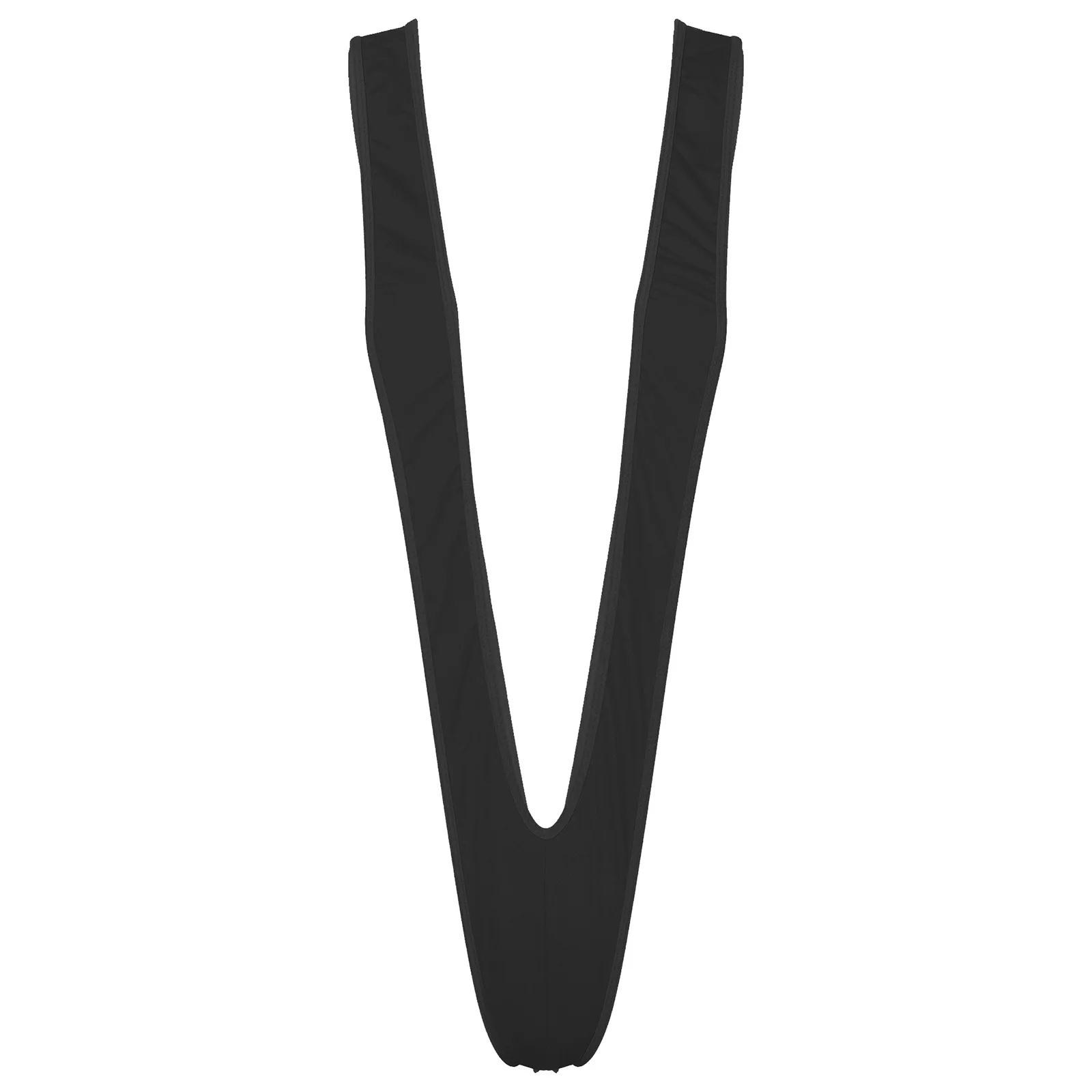 Mens Monokini One-Piece Bathing Suit Swimsuit for Man Solid Color Deep V Neck Bodysuit Mankini Swimwear Swimming Beach Wear thumbnail 6